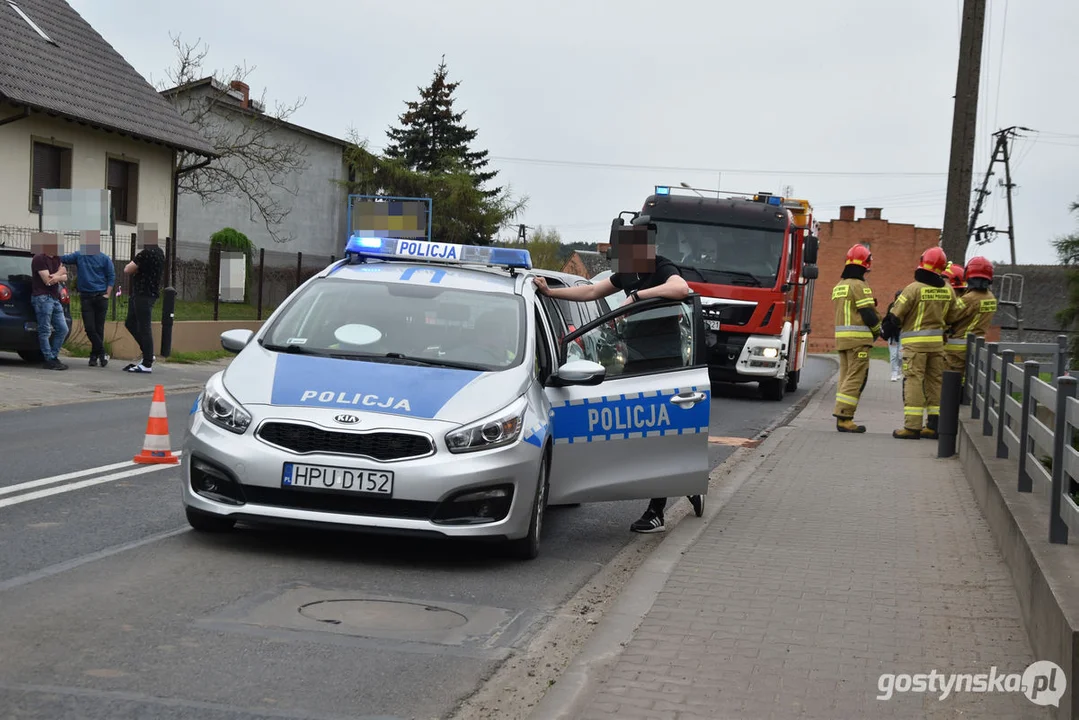 Zdarzenie drogowe w Kunowie