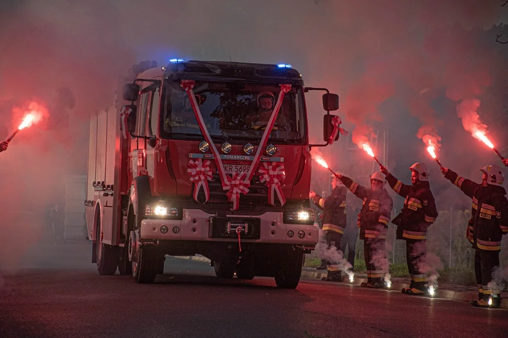 Powitanie wozu OSP Kuklinów