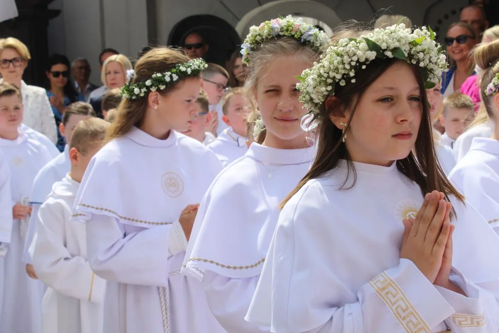 Pierwsza Komunia Święta w parafii św. Marcina w Jarocinie