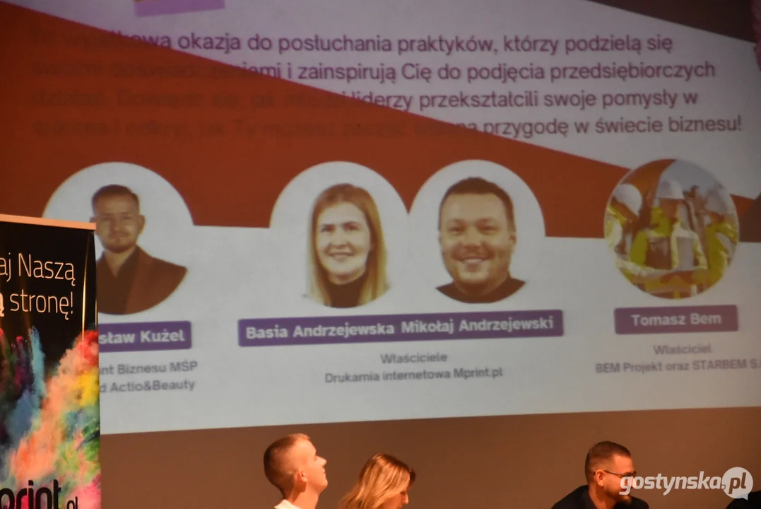 Panel "Młodzi i przedsiębiorczy" w ZSOiZ w Krobi