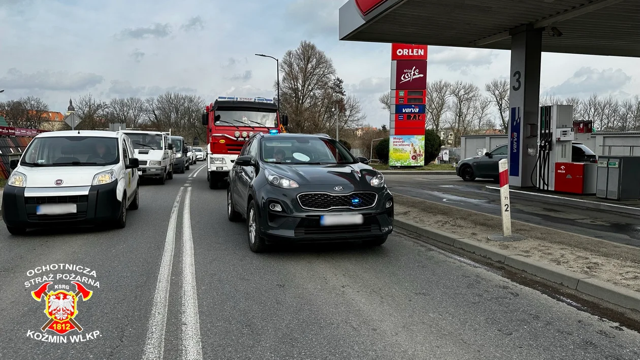 Kolizja w Koźminie Wlkp.