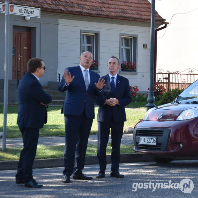 Tomasz Grodzki, marszałek Senatu RP X kadencji z wizytą w Gostyniu i Borku Wlkp.