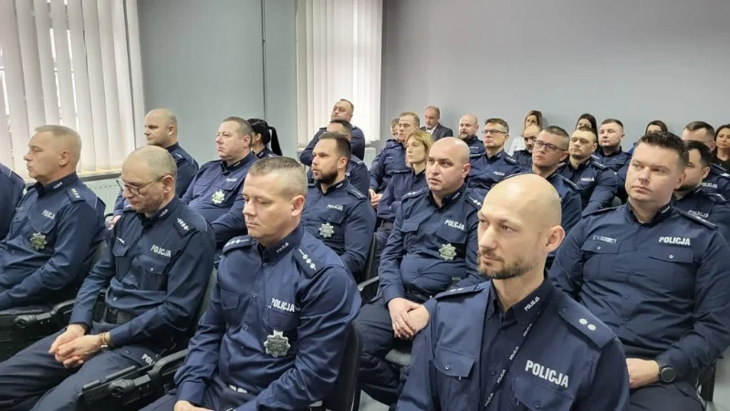 Narada roczna w rawickiej komendzie policji