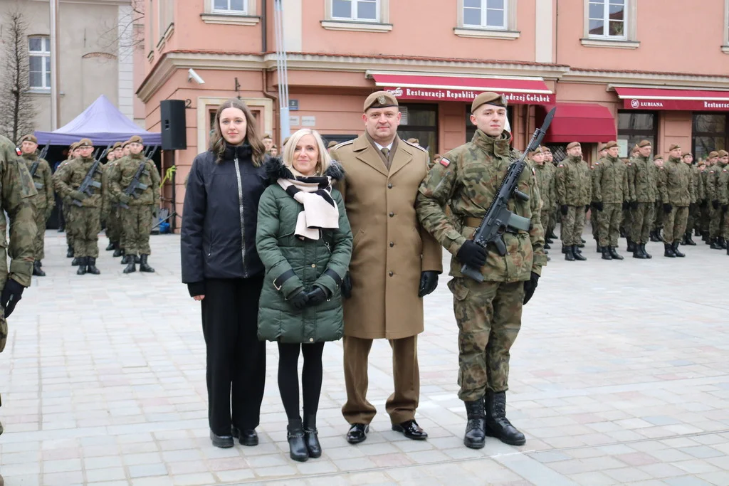 Przysięga żołnierzy 12. Wielkopolskiej Brygady Obrony Terytorialnej