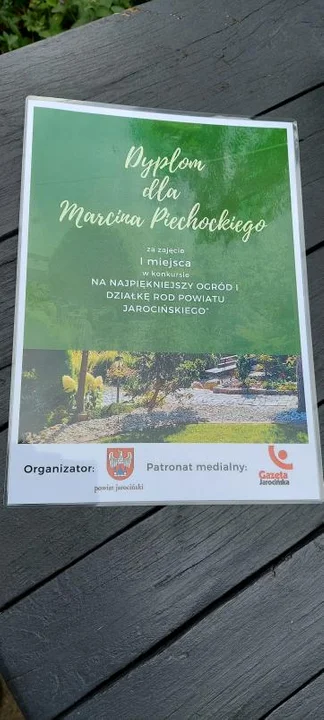 Ogród Piechockich najpiękniejszy w powiecie jarocińskim