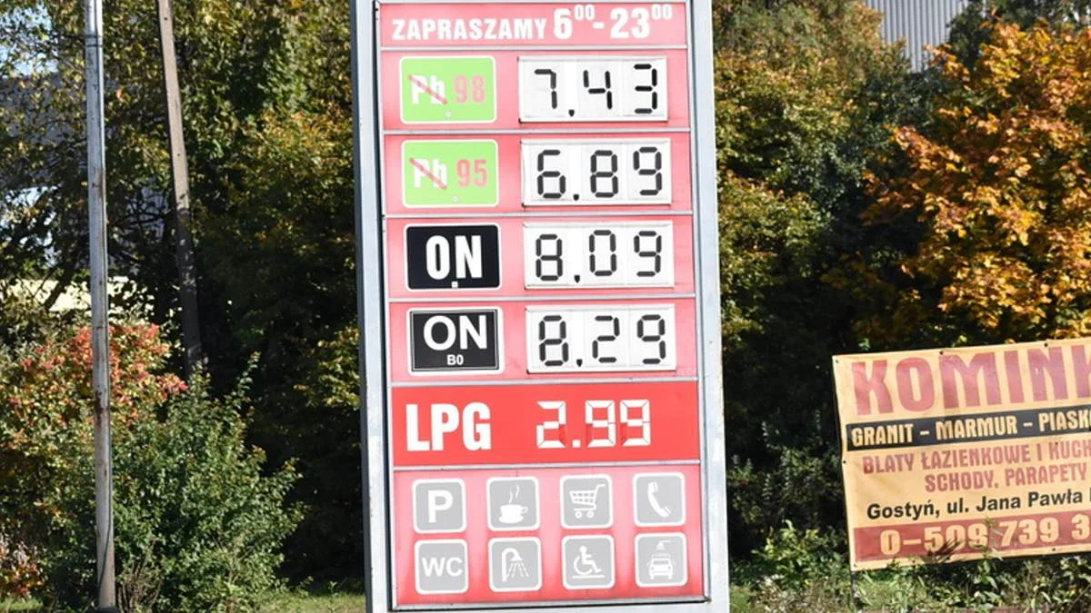 Ceny paliw w powiecie gostyńskim. Diesel przekroczył magiczną granicę - Zdjęcie główne