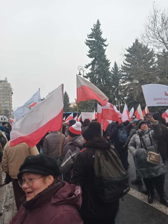 Mieszkańcy powiatu gostyńskiego na Marszu Wolnych Polaków w Warszawie