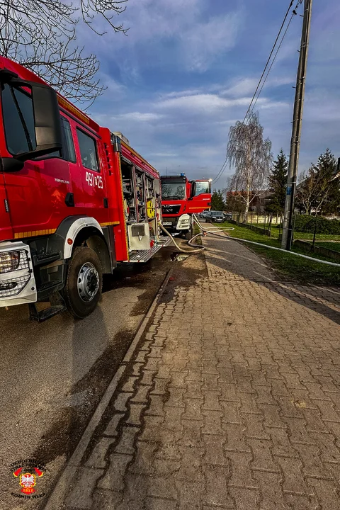 Staniew. Pożar budynku gospodarczego