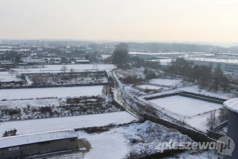 Panorama Pleszewa - widok z elewatora zbożowego