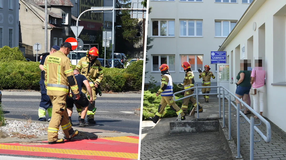 Gaz ulatniał się w budynku SP ZOZ w Gostyniu