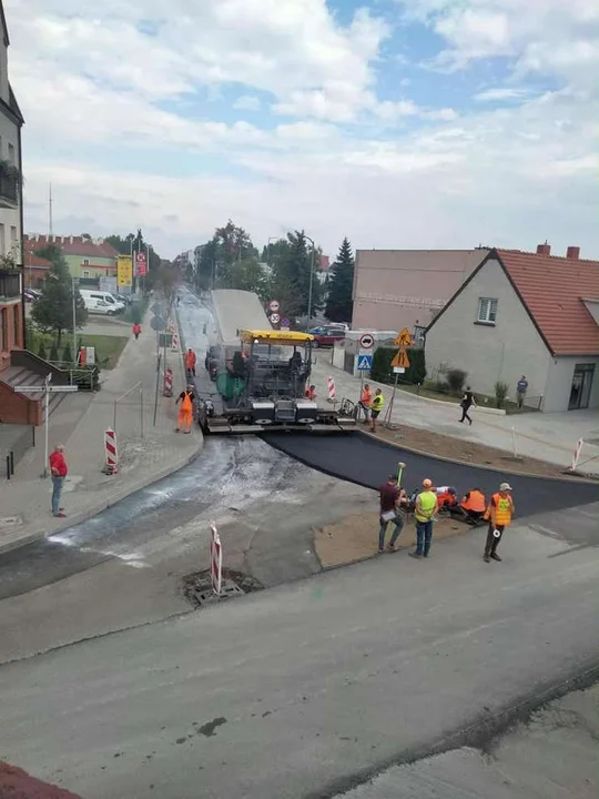 Remont ulic: Kościuszki i Dąbrowskiego w Jarocinie
