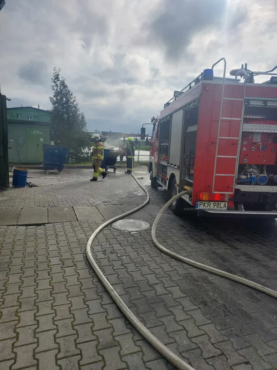 Zalesie Małe. Pożar w Bolsiusie