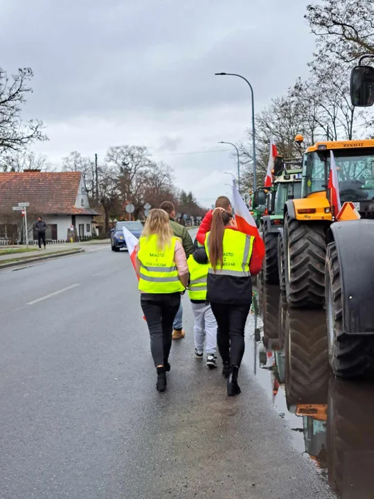 Protest rolników, myśliwych i pszczelarzy w Jarocinie 20 lutego 2024