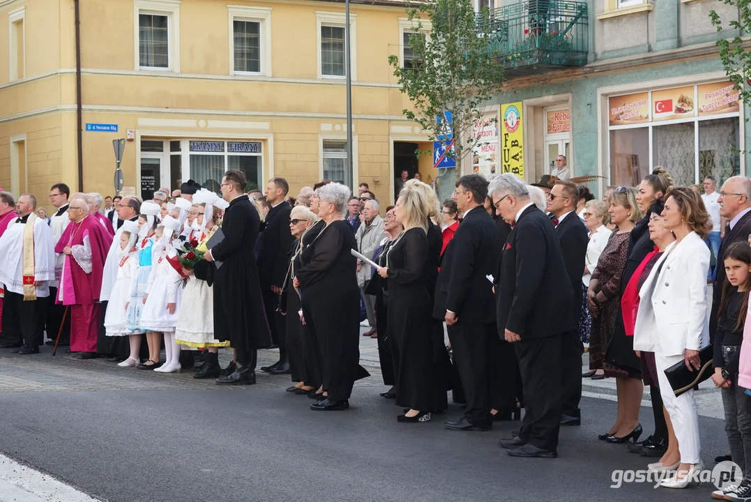 Poświęcenie figury Św. Jana Nepomucena w Krobi