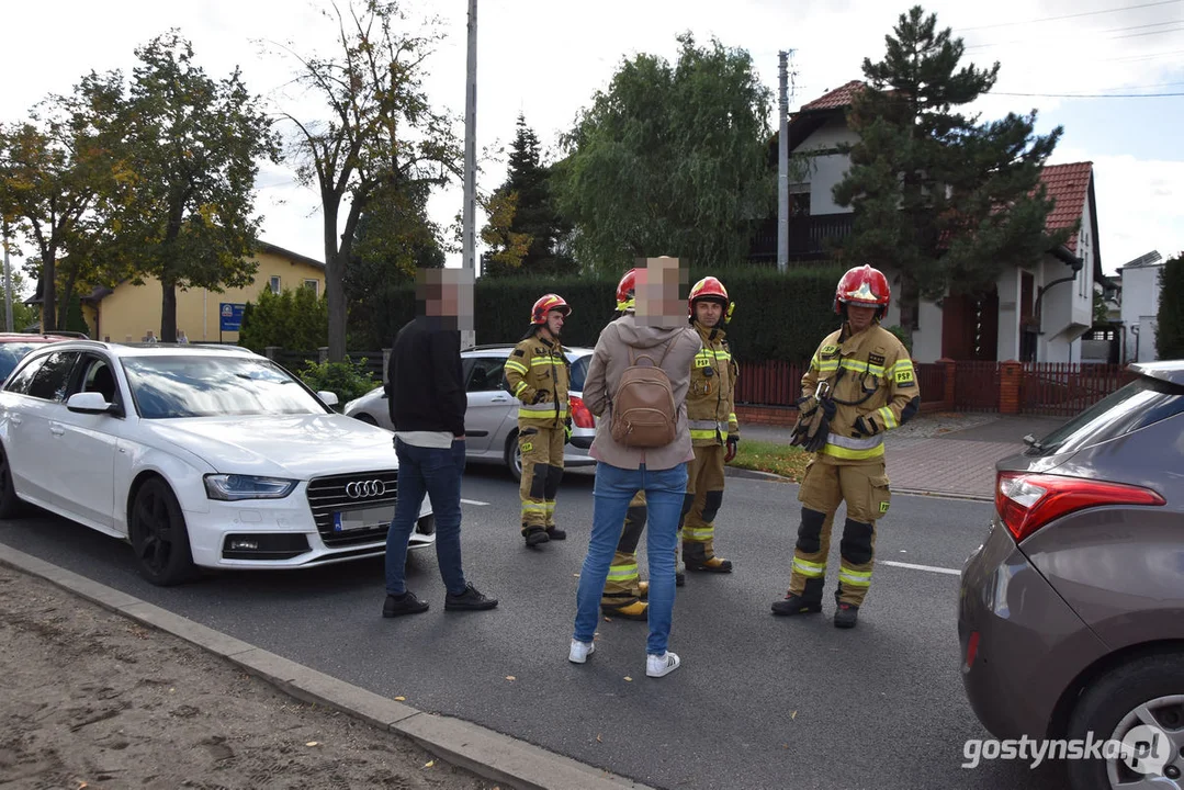 Niedzielny wypadek na ul. Wrocławskiej (DW434) w Gostyniu