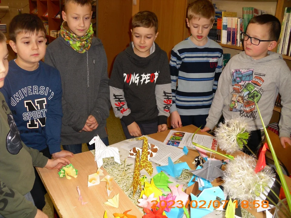 Orpiszew. Czytali i składali origami [ZDJĘCIA] - Zdjęcie główne