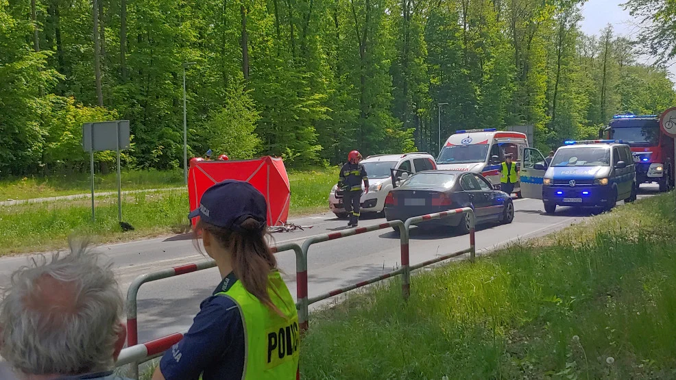 Śmiertelny wypadek na przejściu dla pieszych w Jarocinie