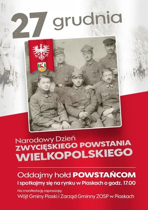 Jak będą wyglądały tegoroczne obchody Narodowego Dnia Zwycięskiego Powstania Wielkopolskiego w powiecie gostyńskim?