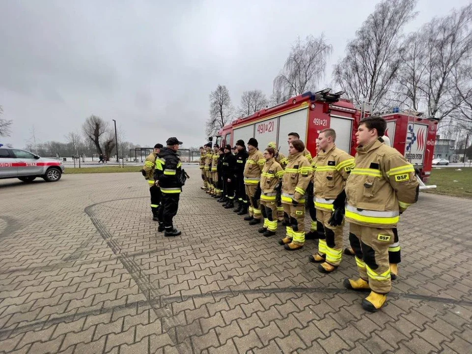 Krotoszyn. Ćwiczenia strażaków