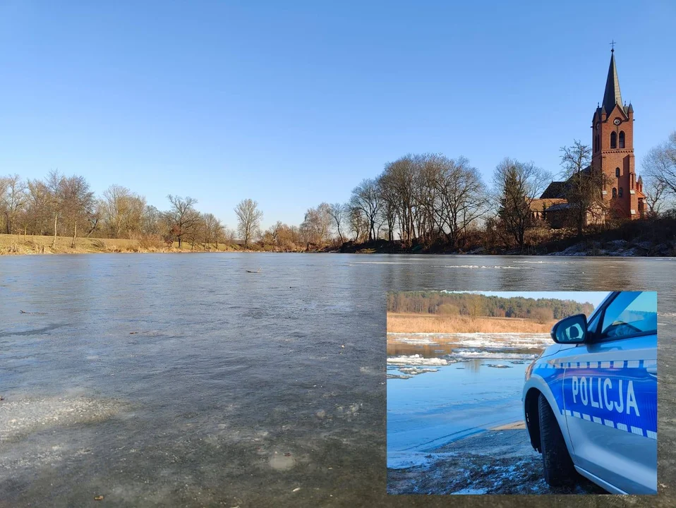 Patrole policji w Jarocinie przy stawach i rzekach