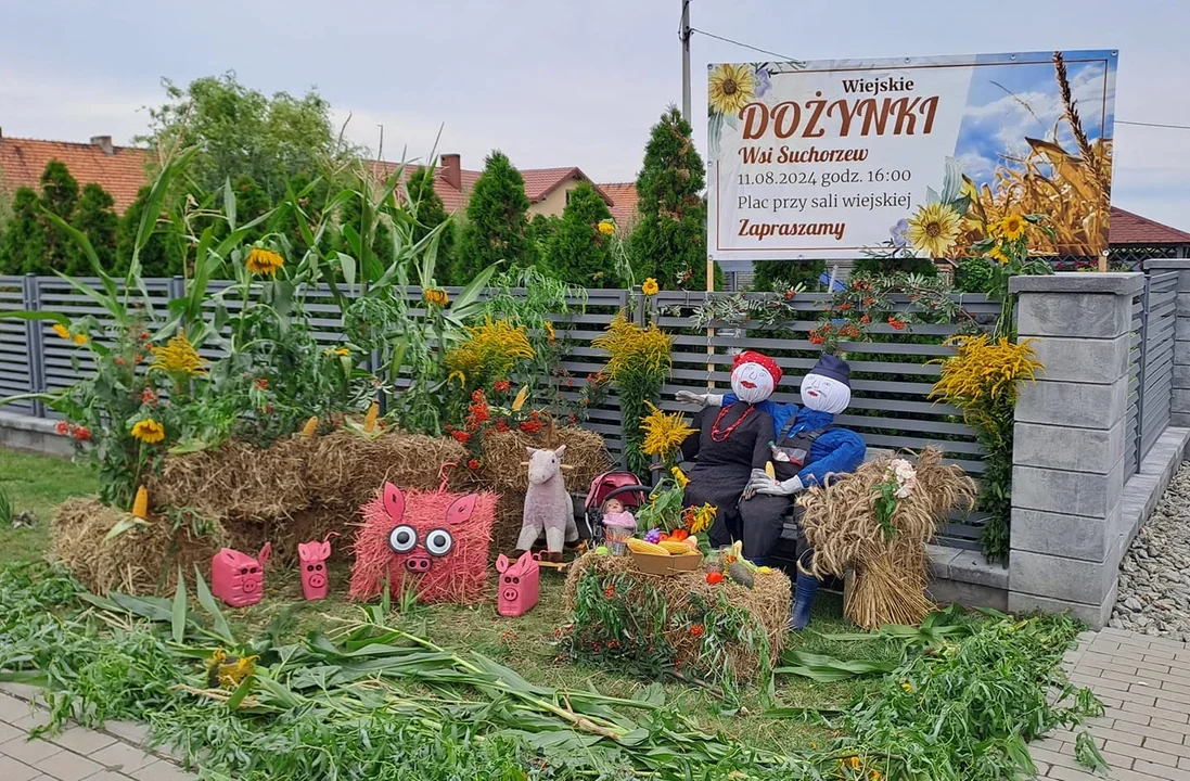 Witacze dożynkowe w powiecie pleszewskim