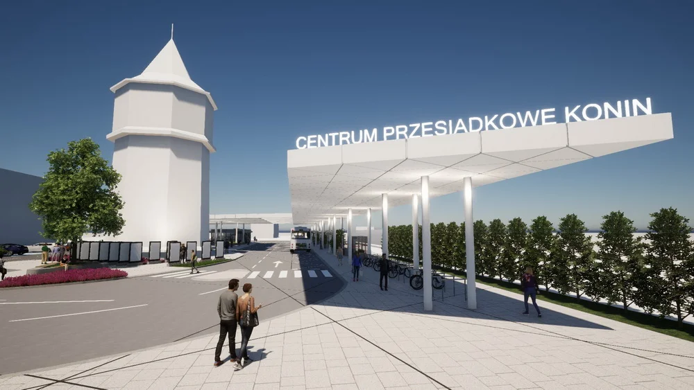 Nowoczesne Centrum Przesiadkowe w Koninie. Wiemy, jak ma wyglądać [WIZUALIZACJE] - Zdjęcie główne