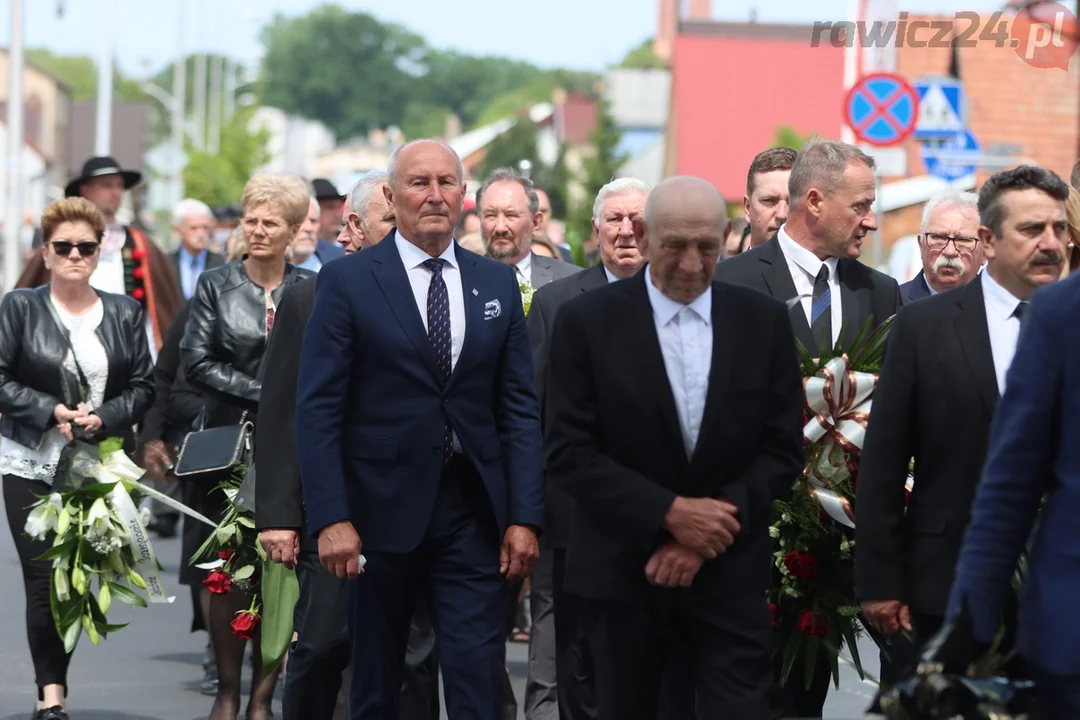 Delegacje na ceremonii pogrzebowej śp. Kazimierza Chudego