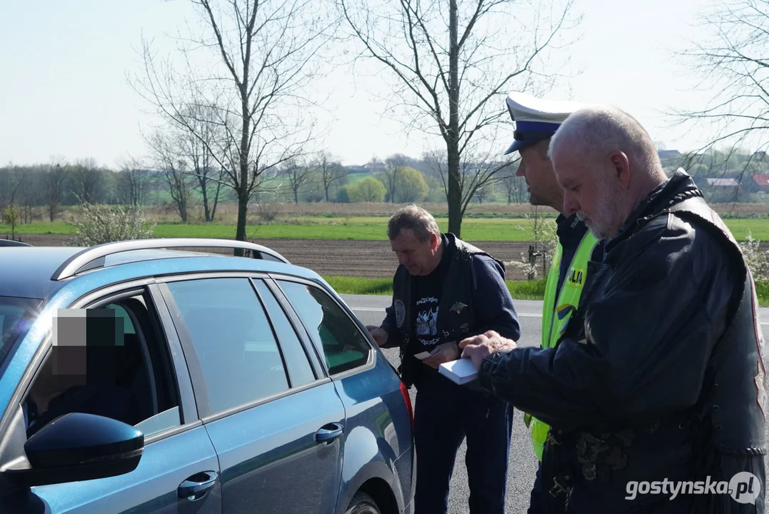 Wspólna akcja Wolnych Jeźdźców Piaski i gostyńskiej drogówki