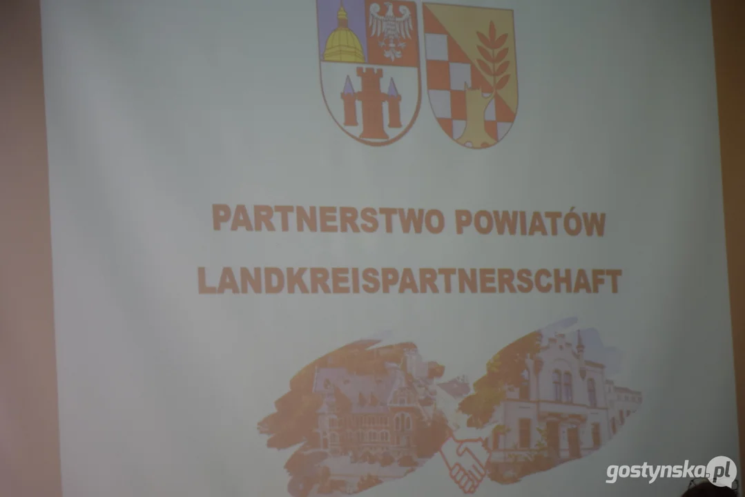 Podpisanie umowy partnerskiej między powiatem gostyńskim a powiatem Nordhausen w Niemczech