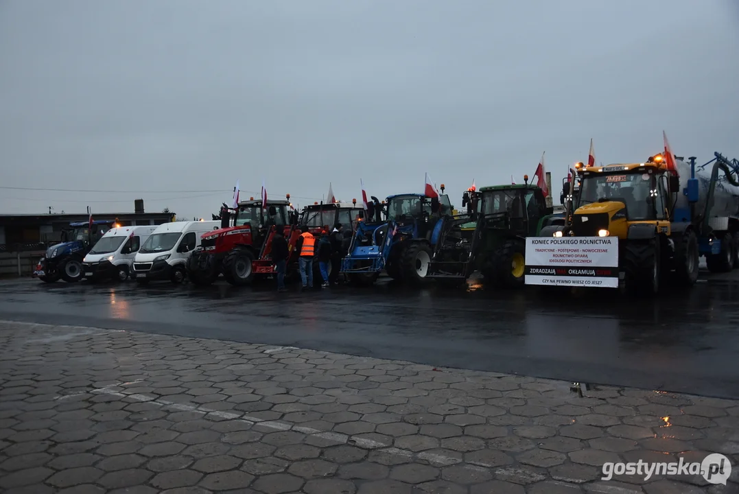 Drugi protest rolników z terenu powiatu gostyńskiego 2024