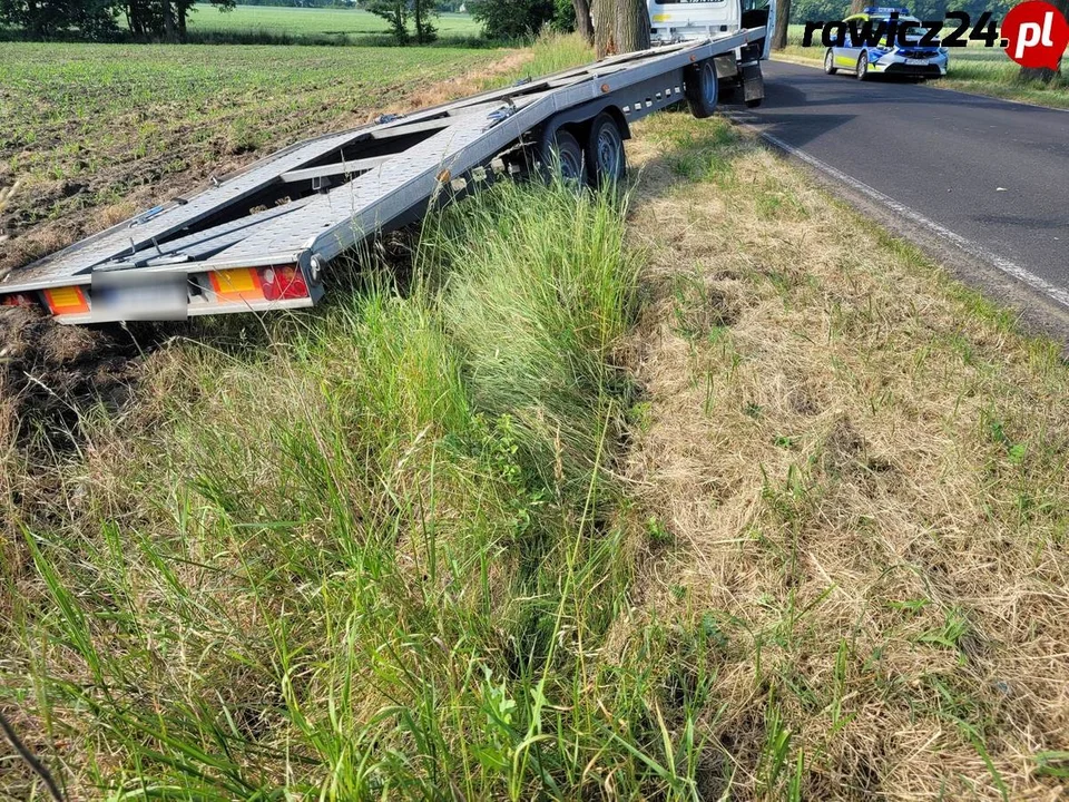 Potrącenie rowerzystki pod Tarchalinem