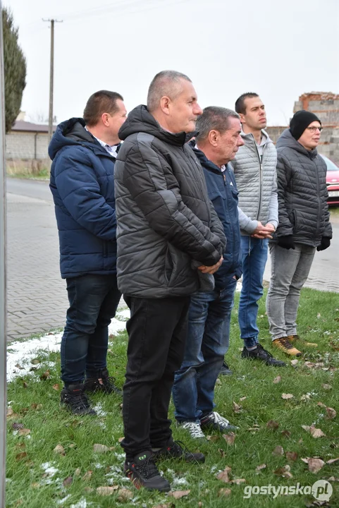 Poświęcenie kapliczki maryjnej w Bruczkowie (gm. Borek Wlkp.)