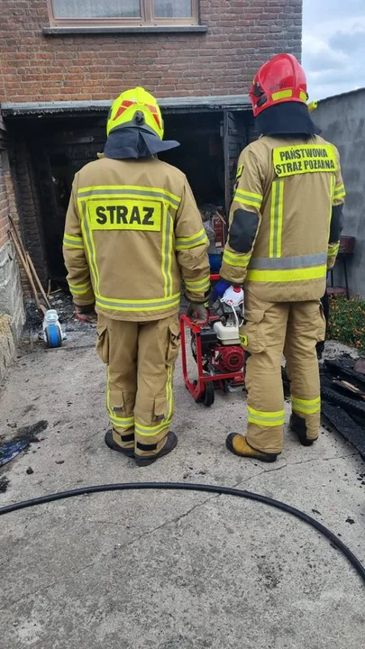 Niedzielny pożar w Domachowie