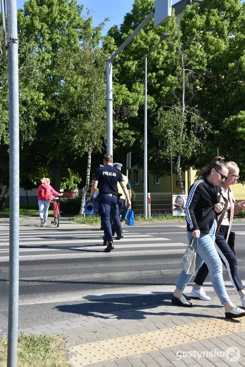 34. Konkurs "Policjant ruchu drogowego 2024” w Gostyniu. Dzień drugi - ręczna regulacja ruchem