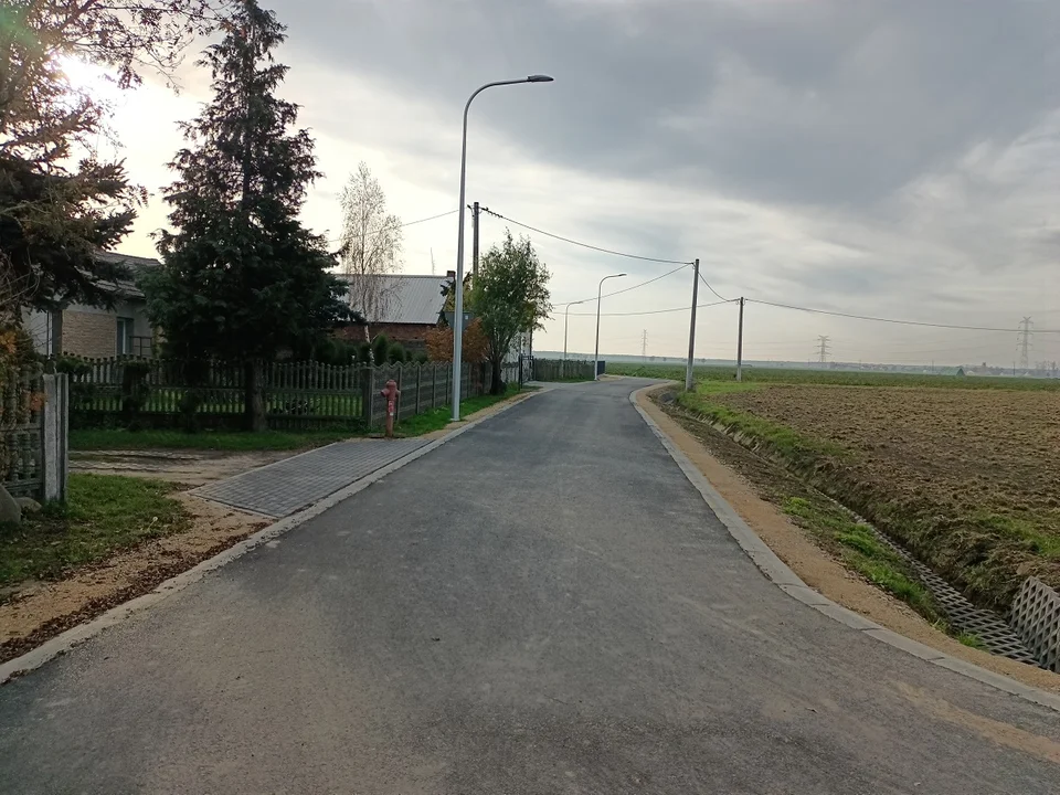 Wyremontowana droga w Koźmińcu