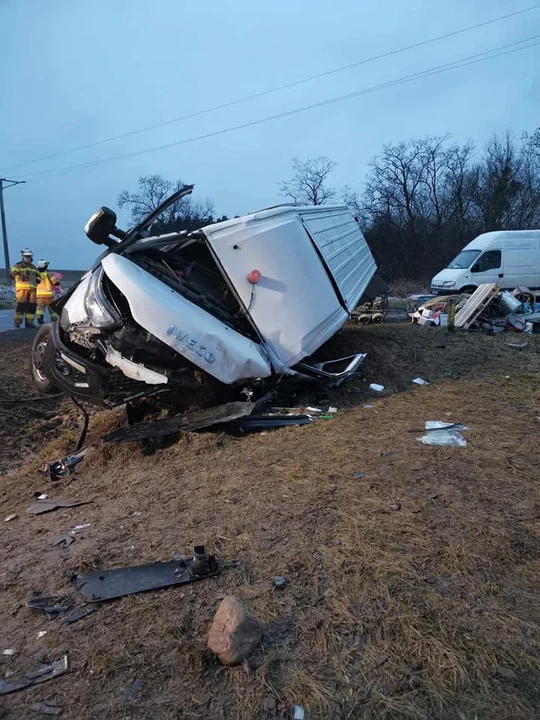 Kierowca i pasażerowie w szpitalu