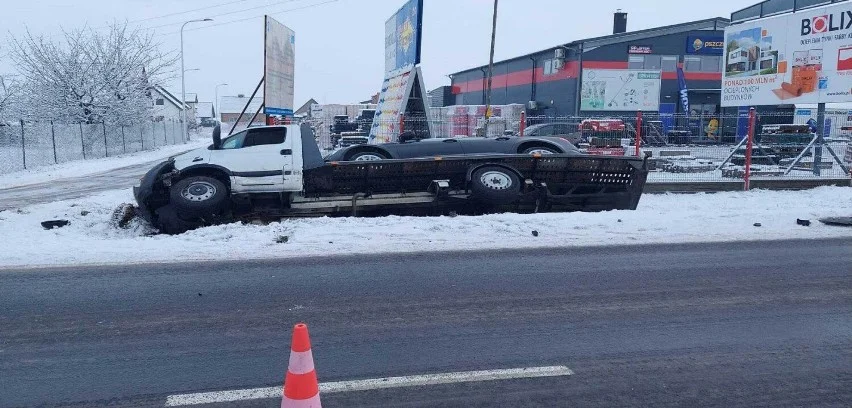 Kolizja na ul. Pleszewskiej w Dobrzycy