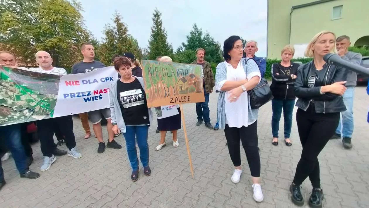 Protest przeciwko CPK - Roszków