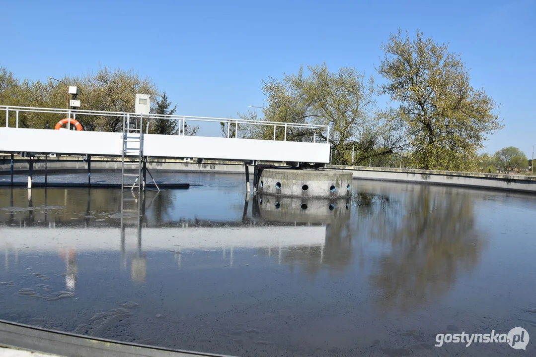 Zwiedzanie oczyszczalni ścieków w Gostyniu