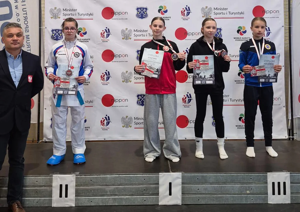 Międzywojewódzkie Mistrzostwa Młodzików w Karate WKF. PKK z czterema medalami