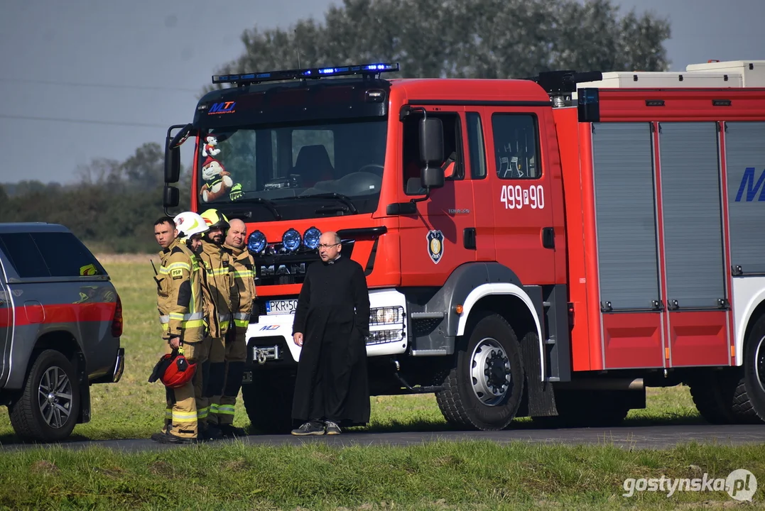 Pożar hali zakładu ślusarskiego w Czeluścinie
