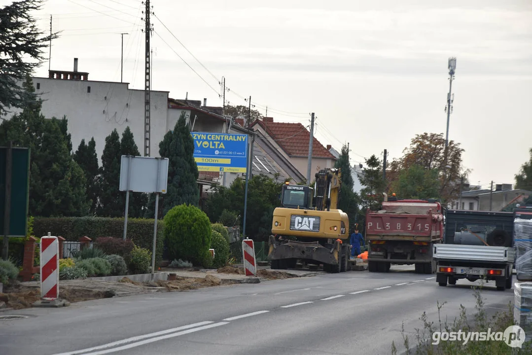 Przebudowa chodnika przy ul. Poznańskiej (DW 434) w Gostyniu