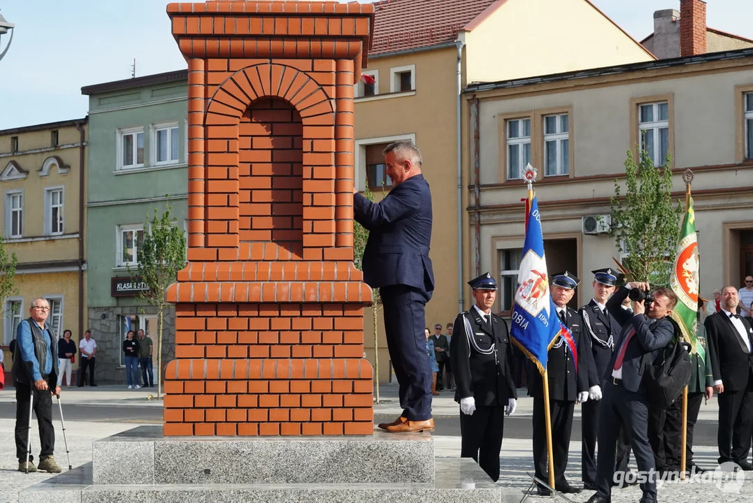 Poświęcenie figury Św. Jana Nepomucena w Krobi