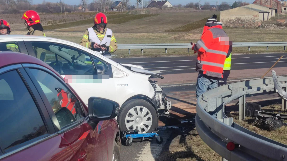 Wypadek na DK 12 Gostyń - Jarocin