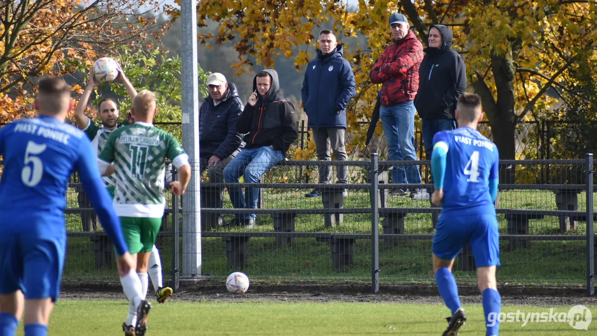 Piast Poniec - Pelikan Grabów nad Prosną 3 : 4