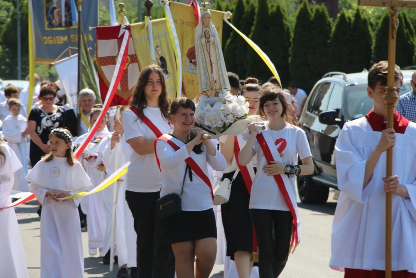 Procesja Bożego Ciała w parafii Św. Floriana