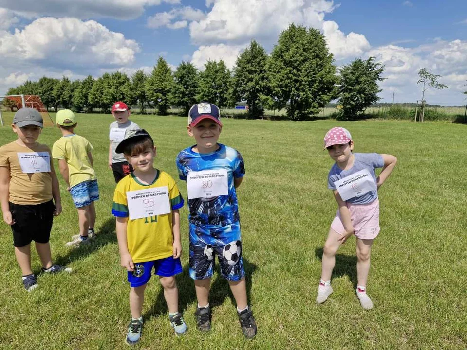 Przedszkolaki z Mieszkowa w akcji „Sprintem do maratonu”