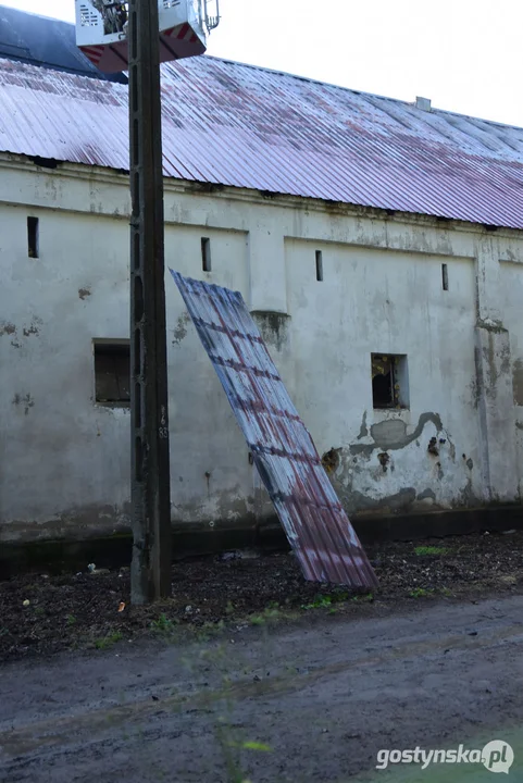 Pożar w gospodarstwie w Podrzeczu