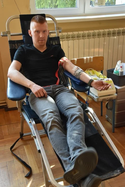 Zbiórka krwi w ZSOiZ w Krobi