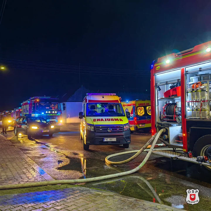 Pożar w Nowej Wsi Zbąskiej